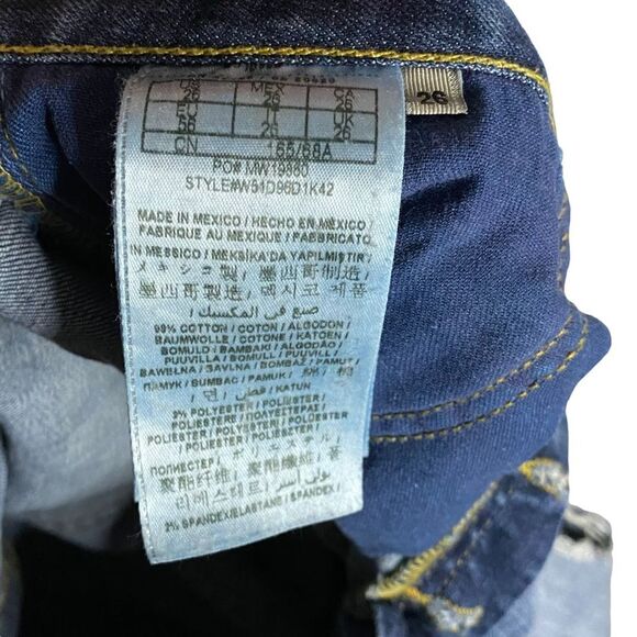 Guess Women’s Button Fly Distressed Bermuda Denim Shorts - Picture 5 of 6